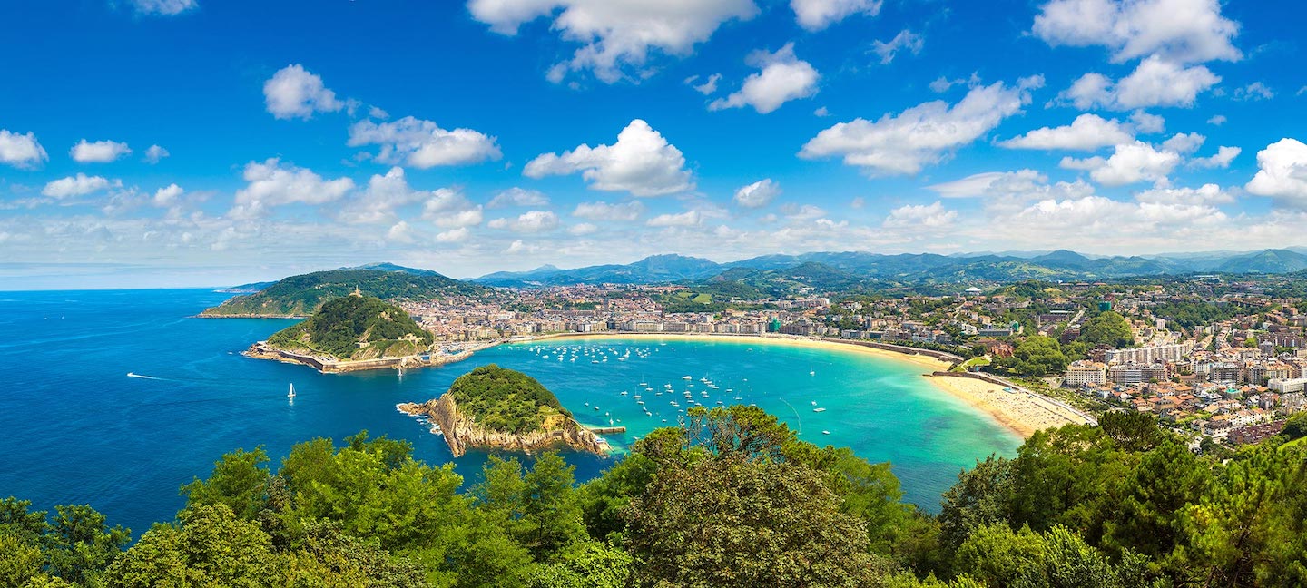 View of San Donostia-San Sebastián from Monte Igueldo